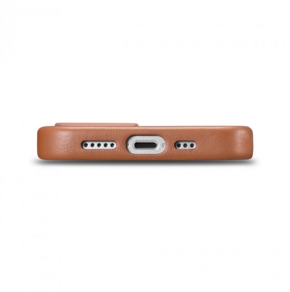 iCarer Case Leather Case Cover for iPhone 14 Brown