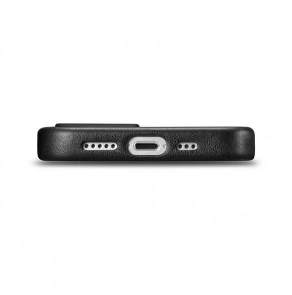 iCarer Case Leather cover for iPhone 14 black