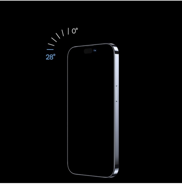 Baseus Privacy Tempered Glass for iPhone 14 / 13 Pro / 13 Full Screen 0.4mm Privacy Filter Anti Spy + Mounting Kit