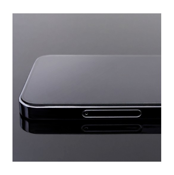 Tempered glass with Case Friendly frame iPhone 14 / 13 Pro / iPhone 13 black