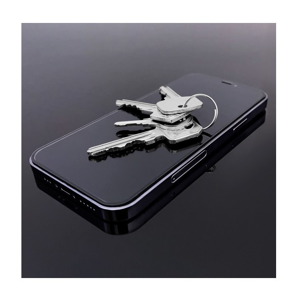 Tempered glass with Case Friendly frame iPhone 14 / 13 Pro / iPhone 13 black