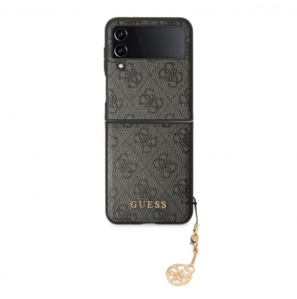Guess 4G Charms Case for Samsung Galaxy Z Flip 4 Grey