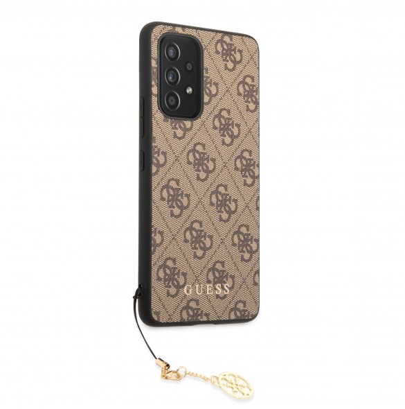 Guess 4G Charms Case for Samsung Galaxy A53 5G Brown