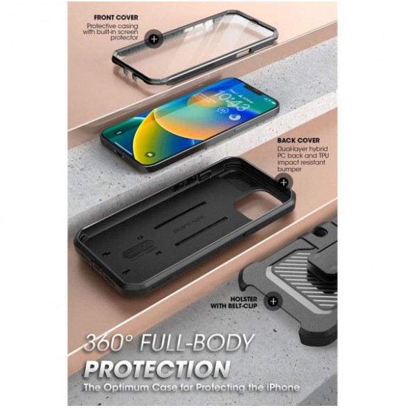 Supcase UNICORN BEETLE PRO IPHONE 13/14 BLACK