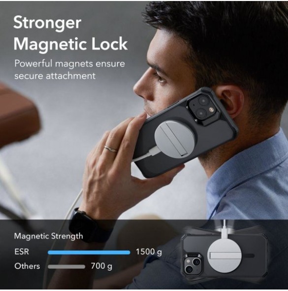 ESR AIR ARMOR HALOLOCK MAGSAFE IPHONE 13/14 FROSTED BLACK