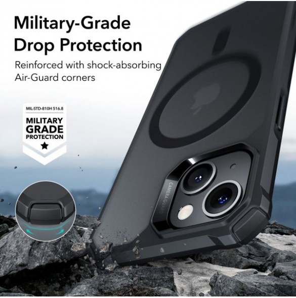 ESR AIR ARMOR HALOLOCK MAGSAFE IPHONE 13/14 FROSTED BLACK