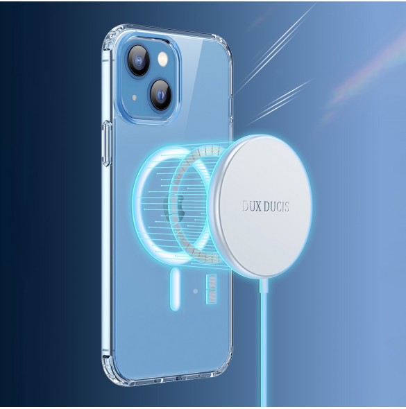 Dux Ducis Clin magnetic case for iPhone 14 / 13 compatible with MagSafe transparent