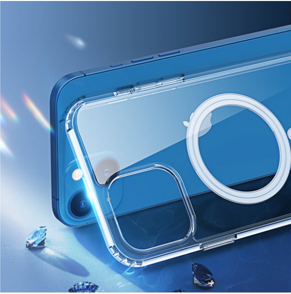 Dux Ducis Clin magnetic case for iPhone 14 / 13 compatible with MagSafe transparent