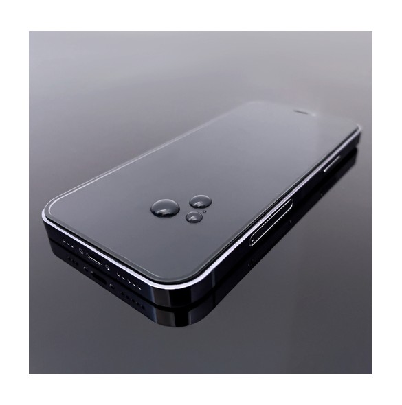 Tempered glass with Case Friendly frame iPhone 14, iPhone 13 Pro / iPhone 13 black