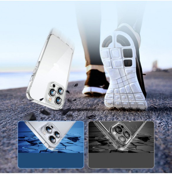 Joyroom 14D Case Case for iPhone 14 Rugged Cover Housing Clear