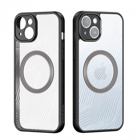 Armored case for iPhone 14 compatible with MagSafe Dux Ducis Aimo Mag - black