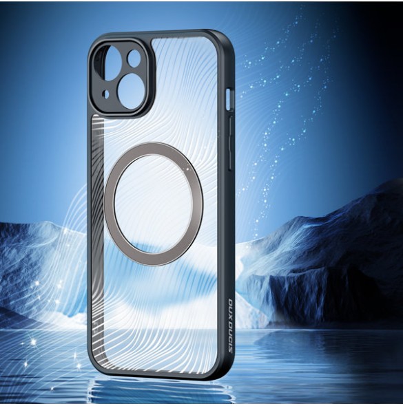 Armored case for iPhone 14 compatible with MagSafe Dux Ducis Aimo Mag - black