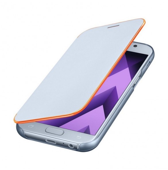 Samsung EF-FA520PLE Neon Flip Case Till Galaxy A5 2017 - Blue