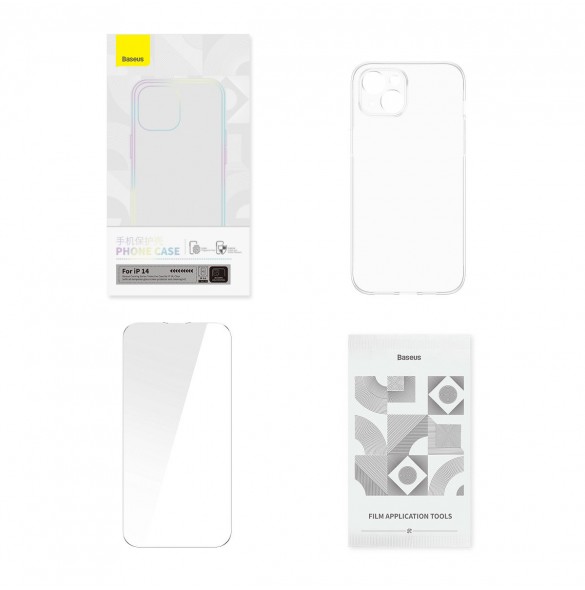 Baseus Corning Case for iPhone 14 armored cover + transparent glass