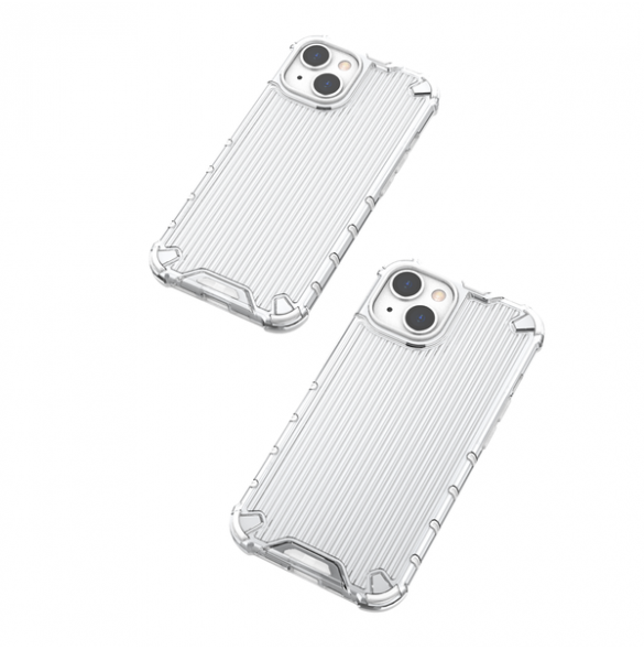 Ombre Protect Case for iPhone 14 pink and blue armored case