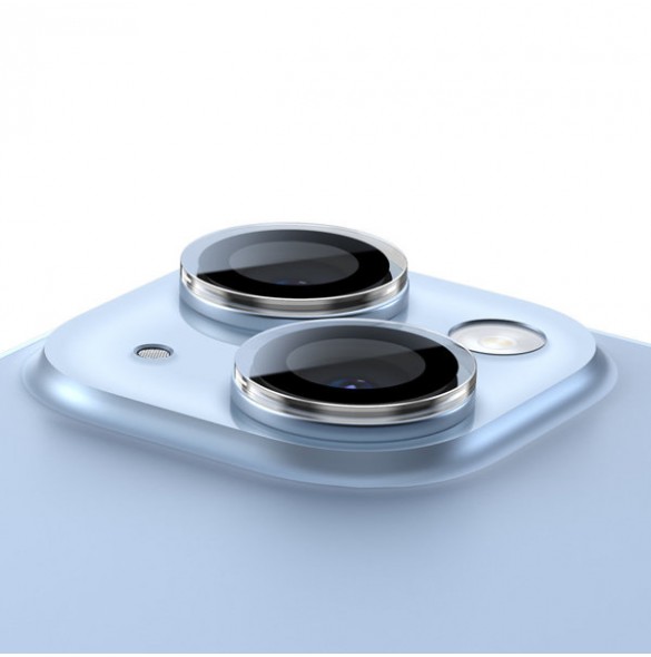 Baseus tempered glass for iPhone 14 / iPhone 14 Plus camera lenses transparent + cleaning kit