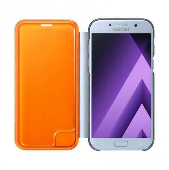 Samsung EF-FA520PLE Neon Flip Case Till Galaxy A5 2017 - Blue