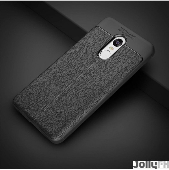Svart och väldigt snyggt skydd för Xiaomi Redmi 5 Plus / Redmi Note 5 (enstaka kamera).