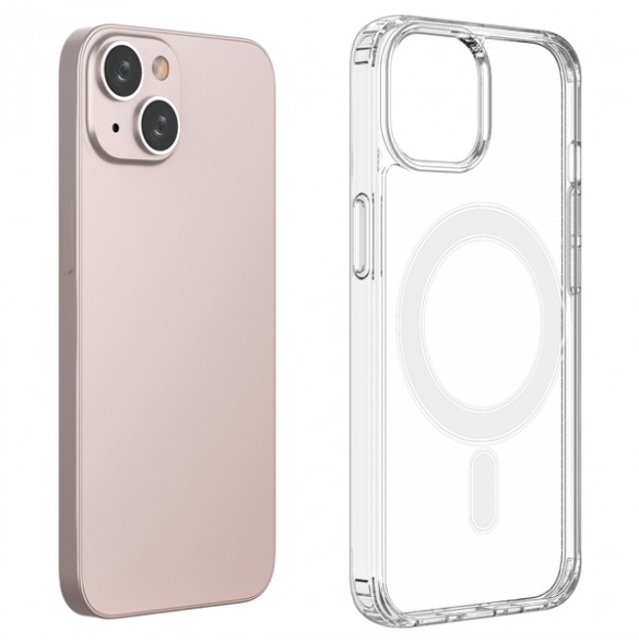 Clear Magnetic Case MagSafe case for iPhone 14 magnetic transparent cover