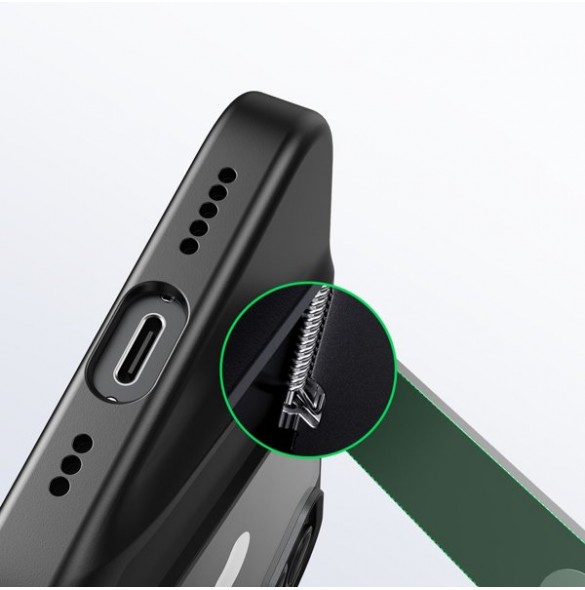 Ugreen LP633 Kickstand Protective Case Hard Cover with Gel Frame and Built-in Stand for iPhone 14