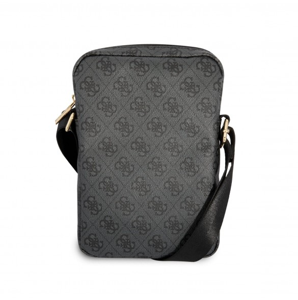Guess PU 4G Printed Stripes Tablet Bag 10" Black