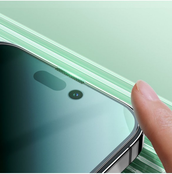 Joyroom Knight Green Glass for iPhone 14 with Full Screen Anti Blue Light Filter (JR-G01)