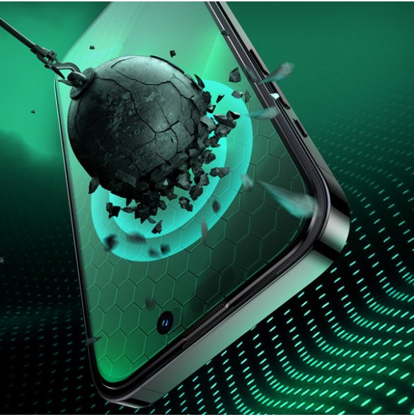 Joyroom Knight Green Glass for iPhone 14 with Full Screen Anti Blue Light Filter (JR-G01)
