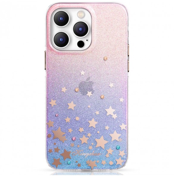 Kingxbar Heart Star Series case for iPhone 14 case with zodiac stars
