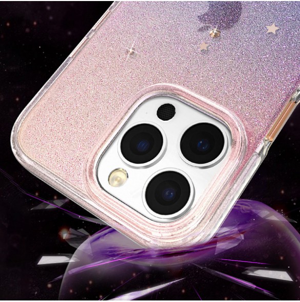 Kingxbar Heart Star Series case for iPhone 14 case with zodiac stars