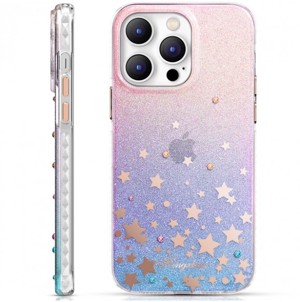 Kingxbar Heart Star Series case for iPhone 14 case with zodiac stars