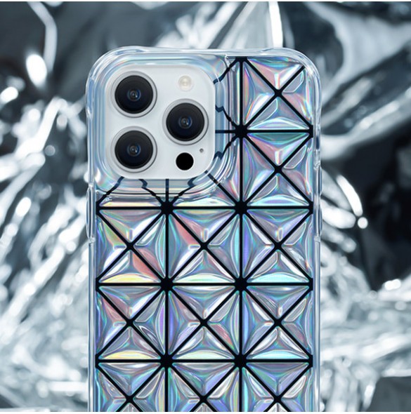 Kingxbar Miya Series case for iPhone 14 back cover rainbow back cover