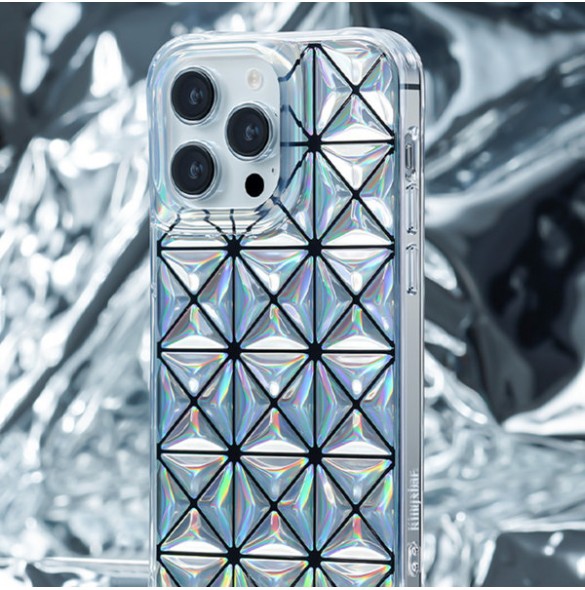 Kingxbar Miya Series case for iPhone 14 cover back cover laser color