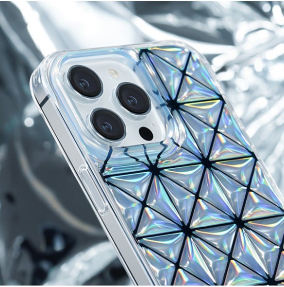 Kingxbar Miya Series case for iPhone 14 cover back cover laser color