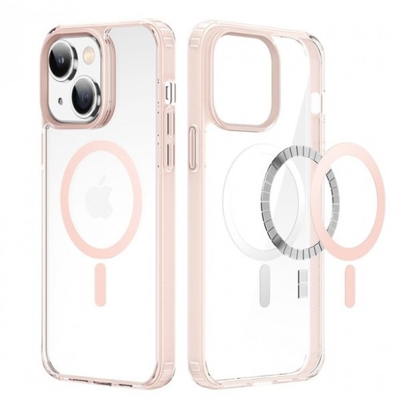 Dux Ducis Clin2 magnetic case for iPhone 14 MagSafe pink