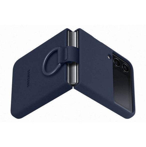 EF-PF721TNE Samsung Silicone Cover for Galaxy Z Flip 4 Navy