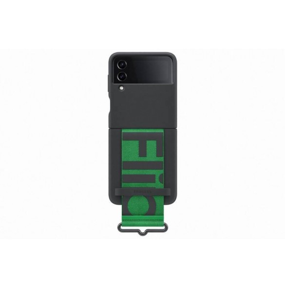 EF-GF721TBE Samsung Silicone Cover with Strap for Galaxy Z Flip 4 Black