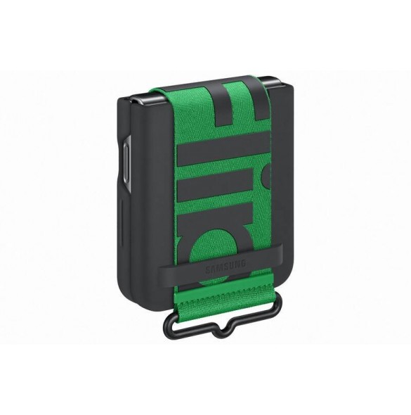 EF-GF721TBE Samsung Silicone Cover with Strap for Galaxy Z Flip 4 Black