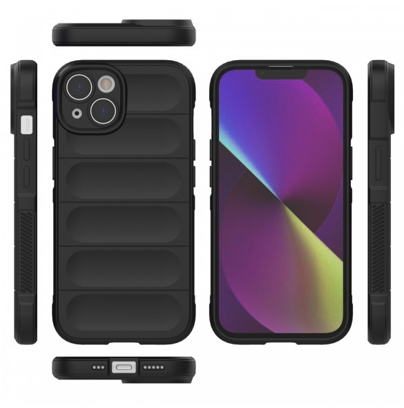 Magic Shield Case case for iPhone 14 flexible armored cover black