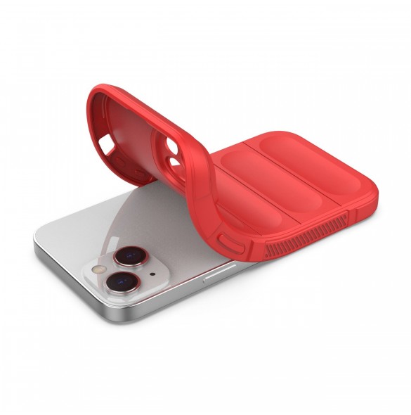 Magic Shield Case case for iPhone 14 flexible armored cover red