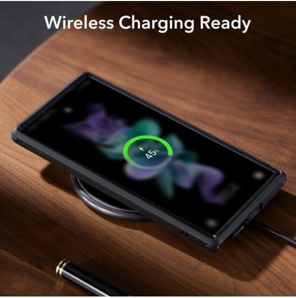 ESR SHOCK ARMOR KICKSTAND GALAXY S23 ULTRA CLEAR/BLACK
