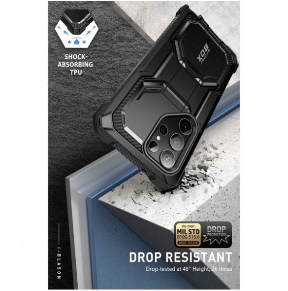 Supcase IBLSN ARMORBOX 2-SET GALAXY S23 ULTRA BLACK