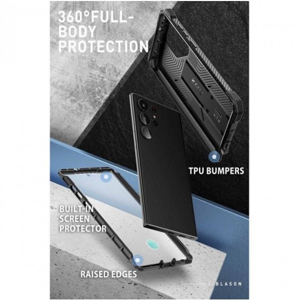 Supcase IBLSN ARMORBOX 2-SET GALAXY S23 ULTRA BLACK
