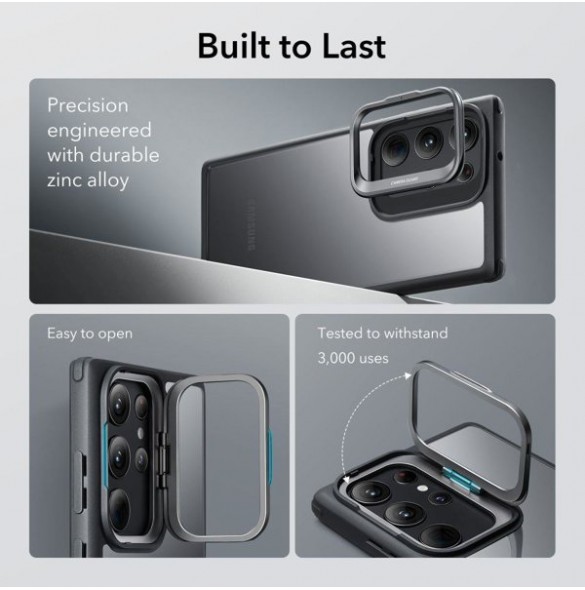 ESR CLASSIC KICKSTAND GALAXY S23 ULTRA CLEAR/BLACK
