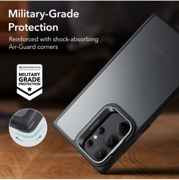 ESR CLASSIC KICKSTAND GALAXY S23 ULTRA CLEAR/BLACK