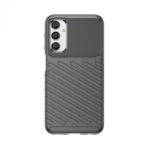 Thunder Case case for Samsung Galaxy A24 4G silicone armor case black