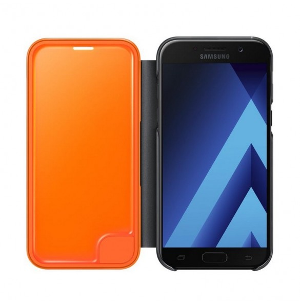Samsung EF-FA520PBE Neon Flip Case Till Galaxy A5 2017 - Black