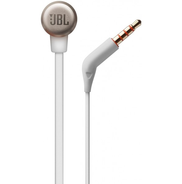 JBL Harman T290 In-Ear Headphones with In-Line Microphone - Guld