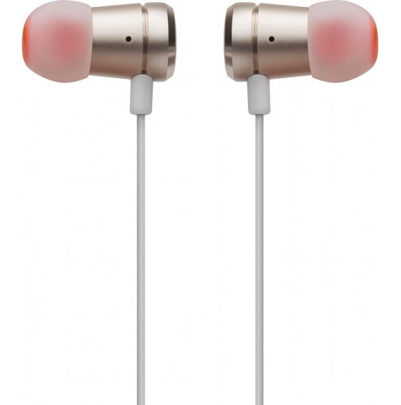 JBL Harman T290 In-Ear Headphones with In-Line Microphone - Guld