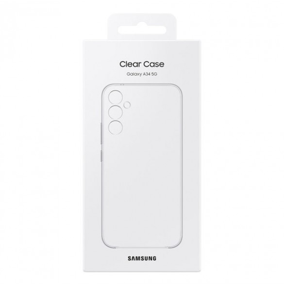 Samsung Clear Cover for Samsung Galaxy A34 5G gel cover transparent (EF-QA346CTEGWW)