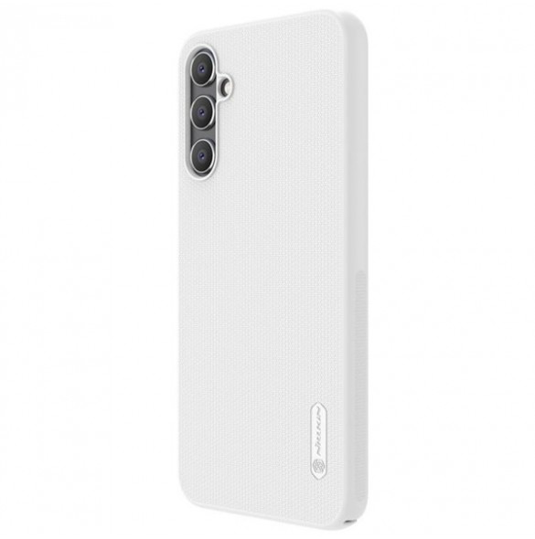 Hard case for Samsung Galaxy A34 5G + Nillkin Super Frosted Shield phone stand - White